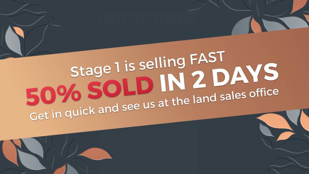 Stage 1 Selling Fast!